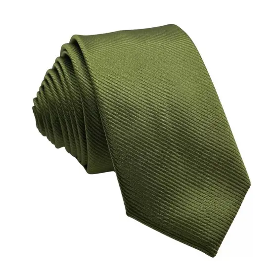 Kit Gravata Verde Oliva - Ideal para Padrinhos