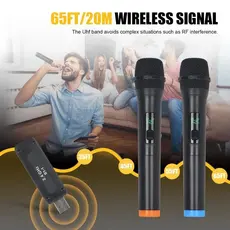 Microfones Sem Fio Sinal Forte Digital Igreja