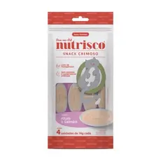 Snack Cremoso Petisco Nutrisco Para Gatos Sabor Atum e Salmão