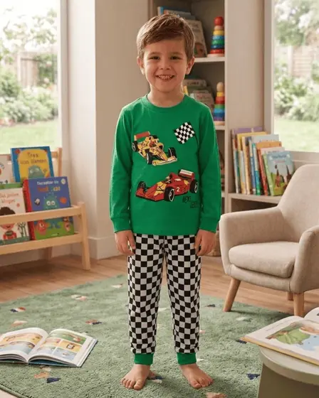 PIJAMA INVERNO MASCULINO COM PUNHO CARROS