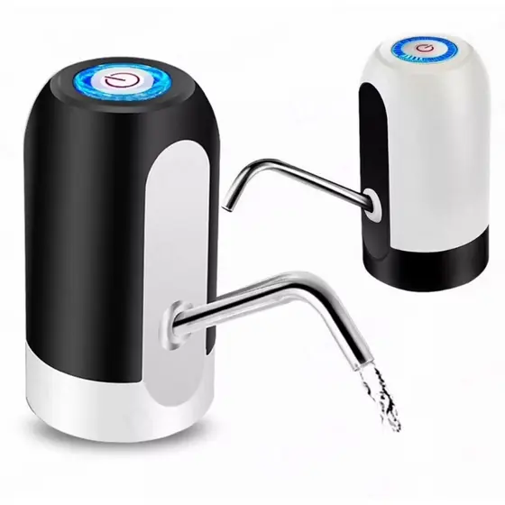 Bomba Elétrica Premium Galão de Água Filtro Bateria Durável, LED, Bebedouro Recarregável Alta Qualidade