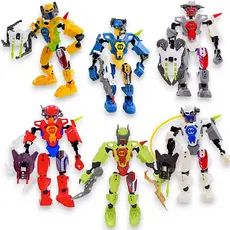 Robô Hero Squad Super Monta e Desmonta Brinquedo Infantil