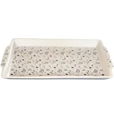 Bandeja Travessa refratária - Porcelana Decorada (CxLxA) 30cm x 17cm x 2,5cm (2)