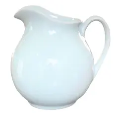 Jarra Tradicional 1,4L Leite Suco - Porcelana Branca (2)