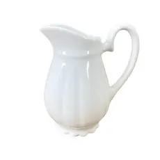 Jarra Clássica 300ml, Leiteira, Sucos e Bebidas - Porcelana Branca