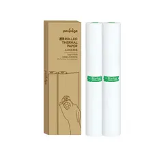 Papel Térmico Impressora Peripage A40 A4 21x30 - 2 Rolos
