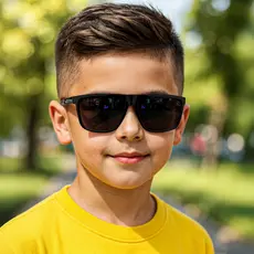 Óculos de Sol Infantil Criança Menino 4 a 12 anos Quadrado Várias Cores