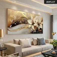 Quadro Decorativo Grande 115x80cm Charmoso Neutro Sala,Quarto,Copa,consultório,escritório,hall