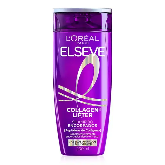 SHAMPOO ELSEVE COLÁGENO LIFTER ENCORPADOR 200ML