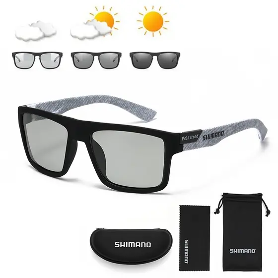 818 Óculos Polarizados Fotocromáticos UV400 Homens Mulheres Ciclismo Pesca Corrida Esportes De Sol Tons Bicicleta Para C