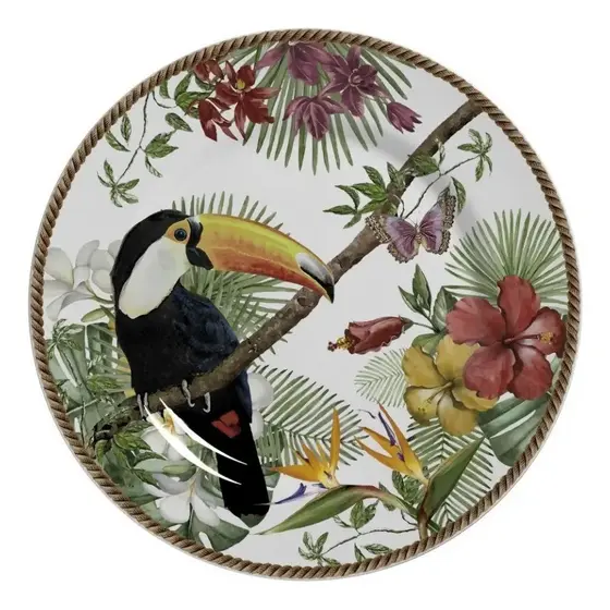 Pratos Para Parede Decorativos Tucano Ø20 Suporte Grátis