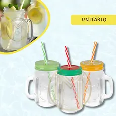 Caneca Copo Retrô Decoração Cozinha Festa Happy Hour Drink Fruta Melancia Kiwi Laranja
