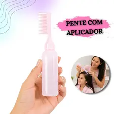 Pente com Aplicador de Tinta de Cabelo Aplicador de Óleo de Cabelo Cores Sortidas