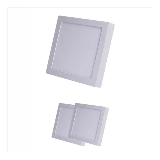 Kit 2 Plafon Painel De Led Sobrepor 18w 6000k Nobre Luz