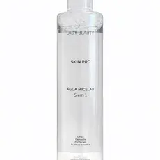 Água Micelar 5 em 1 Lady Beauty Skin Pro 310ml | Demaquilante Facial com Niacinamida e Ácido Hialurônico