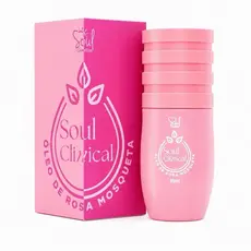 Soul Clinical Óleo de Rosa Mosqueta 10ml para Regeneração Hidratação e Luminosidade da Pele