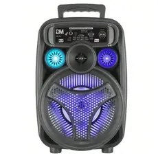 Caixa de Som Bluetooth 8 Polegadas 3000W RGB com Microfone Incluso – AM-551