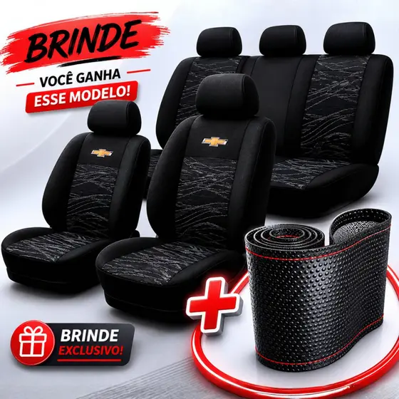 Capa Banco Carro Tecido Universal Jogo Completo Proteção Automotiva