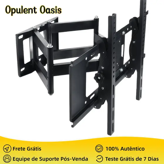 Suporte de parede para TV Full Motion para a maioria das TVs de 10 a 70 polegadas