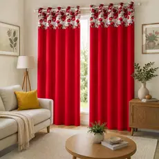 CORTINA ESTAMPADA BANDO 3,00X2,20 SALA / QUARTO BELINHA Cortina para Sala Quarto Decoração GIRASSOL