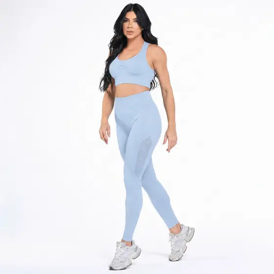 Conjunto Selene Feminino Academia Top e Legging Empina Bumbum Fitness