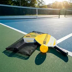 Raquete Pickleball Trend Kit 2 Peças Leves Fibra Carbono e Vidro Esporte Verão Férias Praia Lazer