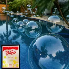 Kit 10/20 Balão Bubble Bolha Transparente - 10/18/24 Polegadas Festa Decoração