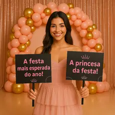 10/20/30 Un Plaquinhas Com Frases Festa de 15 Anos – Debutante Decoração