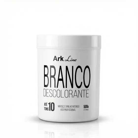 Pó Descolorante Branco 500g  Ark Line - Resultados Profissionais e Clareamento Muito Mais Uniforme
