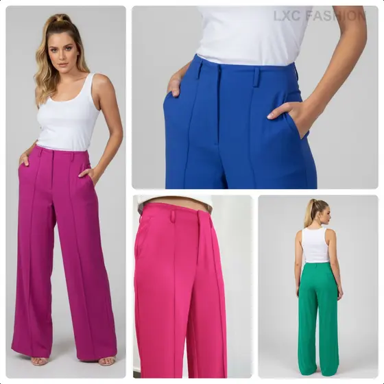 Calça Feminina MARRANT P/M/G – Cintura Alta, Confortável, Casual