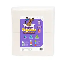 Tapete Higiênico Cachorro Cães Pet Super Tapetão 60x55 - 50 Un.