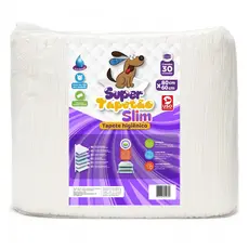 Tapete Higiênico Cachorro Pet Super Tapetão Slim 80x60 - 30 Un.