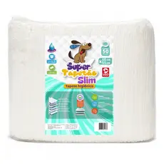 Tapete Higiênico Cachorro Cães Pet Super Tapetão Slim 60x55 - 50 Un.