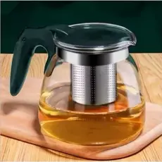 Chaleira de Vidro 950ml com Infusor Inox Art House Resistente ao Calor