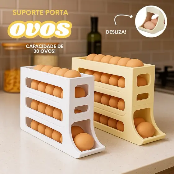 suporte e organizador de Ovos Para geladeira