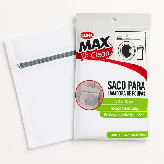 Saco Protetor para Lavagem de Roupas Delicadas na Máquina
