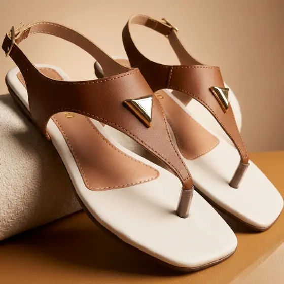 Rasteirinha Feminina Asadelta Chic Aplique Ajuste Fivela Moderna