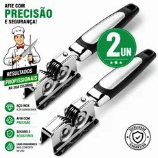 Afiador De Facas Tesoura Profissional Canivete Aço Inox Profissional