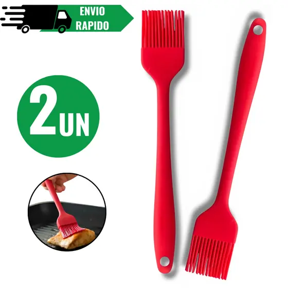 KIT Pincel de Silicone Profissional Casa Cozinha Boleira Restaurante