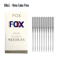 10 Agulha DBx1 Cabo fino Retas Industriais N°9/10/11/12/14/16/18/19/20/21