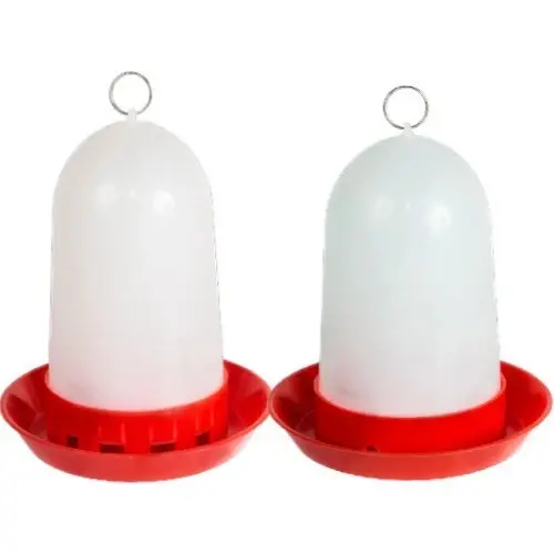 Kit: 1 Comedouro + 1 Bebedouro Aves Frango Codorna Pintinho 750ml Galo Galinheiro - ENVIO IMEDIATO