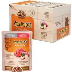 Ração Úmida Special Cat Sachê Para Gatos – Caixa com 12 unidades ( 85g cada)