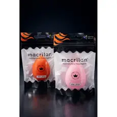 Esponja de Maquiagem Macrilan Sem Látex – Acabamento Profissional