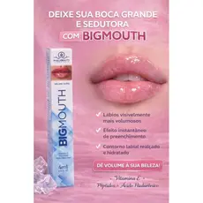 Kit 2 Gloss Big Mouth Volume Instantâneo Mega Brilho