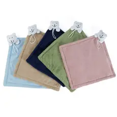 Naninha para Bebe de Menino ou Menina Paninho Naninha macia com Bichinho de Pelúcia Linda/envio já