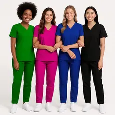 Conjunto Scrub Feminino Premium Pijama Cirúrgico Hospitalar Privativo Enfermagem Medicina Uniforme