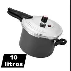 PANELA DE PRESSÃO FECHAMENTO EXTERNO 10 LITROS VÁRIAS CORES + ENVIO RÁPIDO E SEGURO