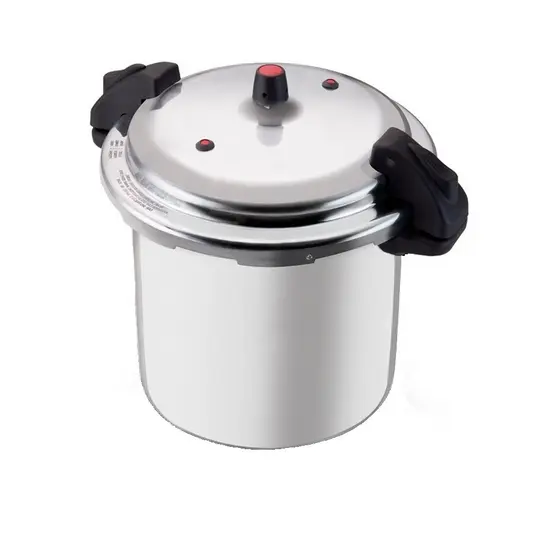 Panela de pressão fechamento externo 20 Litros polida(ASJ)+ ENVIO RÁPIDO