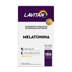 Suplemento Alimentar Melatonina sabor Maracujá C/150 Cp - Cimed