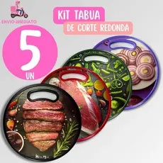 1/2/3/4/5 Tábuas de Corte Redonda de Cozinha para Legumes Carne Salada Para Churrasco Casa Lar